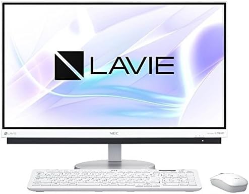 (整備済み品)高性能 多機能一体型パソコン ホワイト NEC LAVIE Desk All-in-one DA770 第7世代 Core i7-7500U メモリ16GB SSD512GB 23.8型1080p FHD MS Office 2019 Windows 11