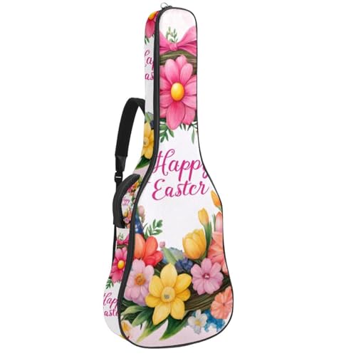 Sac pour guitare contre la pluie et les chocs motif rose