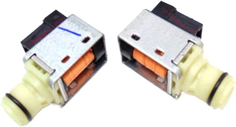 Transmission Shift Solenoid A B Set 1 2 2 3 Gear Auto Replacement 2PCS Compatible With 4L60E 4L65E 1993 Up GM