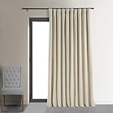 HPD Half Price Drapes Blackout Curtain Signature Velvet - Extra Wide VPCH-VET1217-96 (1 Panel), 100...