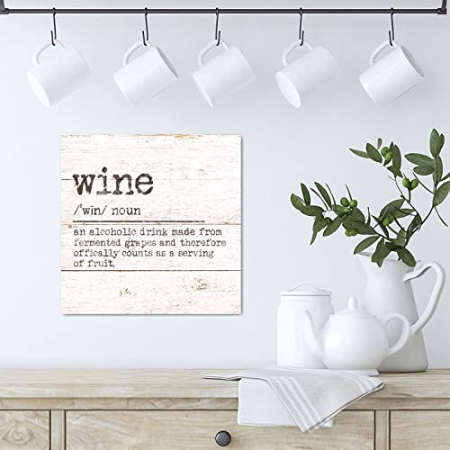 Tableau en bois Wine Definition objet décoratif haut de gamme pour salon