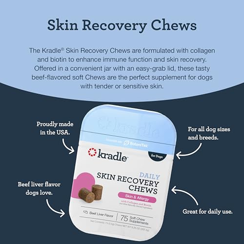 Kradle-Daily-Skin-Recovery-Chews-Skin-Health-Chews-Seasonal-Allergy-Support-for-Dogs-Soft-Chews-with-Soothing-Ingredients-for-All-Dog-Breed-Sizes-75-Count-Jar