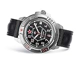 Vostok | Komandirskie 436744 Hexagon Mechanical Watch | Leather Band