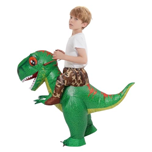 Disfraz Inflable de Dinosaurio T-Rex para Niños miniatura 4