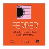 Juego de cuerdas para Laud 12 cdas Doradas Ferrer. Gato Negro