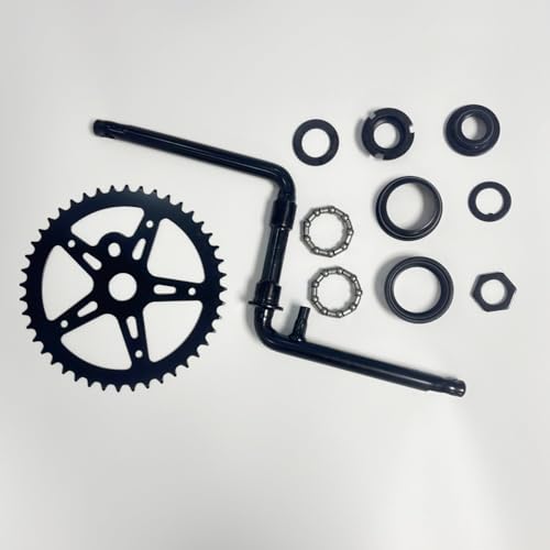 XYAUTO 2” Cup Bike Crank Kit 44T 165mm Black