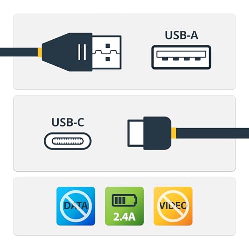 Startech Câble de charge USB A vers USB C sécurisé - vue 6
