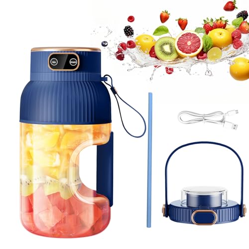 Mélangeur de jus portable à affichage numérique et gobelet autonome 1150g