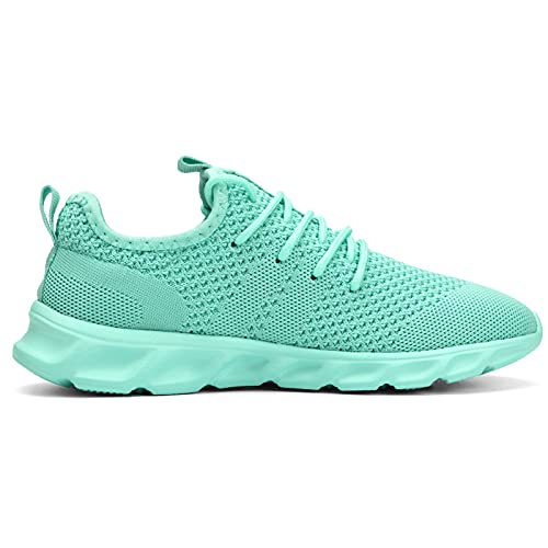 Damyuan Women's Sneakers Athletic Running Shoes Walking Tennis Shoes Lightweight Gym Mesh Comfortable Trail Running Shoes,Green Mint Womens Size 6.5 #TOP4