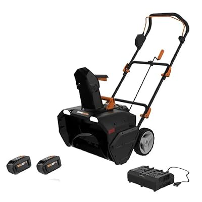 Worx 40V 20" Cordless Snow Blower Power Share with Brushless Motor - WG471 (Batteries & Charger Included)