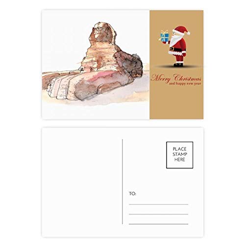 Cartes postales Égypte Sphinx Père Noël | Lot 20 correspondance