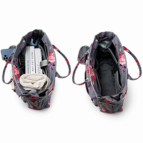 Laptop Tote Bag, Middle Size Computer Messenger Teacher Bag With 15.6'' Padded Laptop Sleeve #TOP2