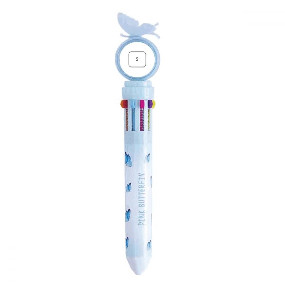 Stylo à bille rétractable multicolore Clavier Symbole S écriture fluide - 4