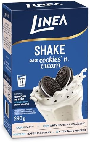 Linea Shake em Pó Sabor Cookies'n Cream 330g