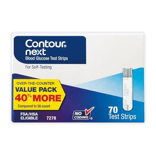 Image of Ascensia Contour Next Blood Glucose Diabetes Test Strips 210 Count (3x70ct)