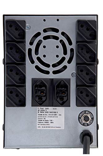 Estabilizador Sense Laser SE 3200 TI (Trivolt) – Ragtech modelo 3495 Preto