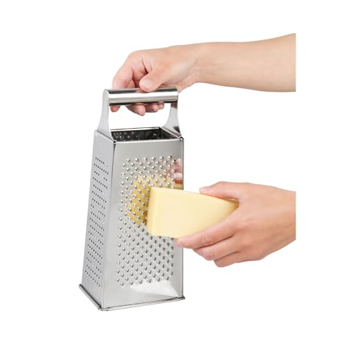 Rallador de queso de acero inoxidable 4 caras Equinox 24 cm miniatura 2