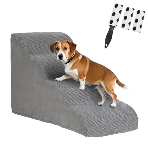 ABQ 4-stufige Hundetreppe für hohe Betten und Sofas – Extra...