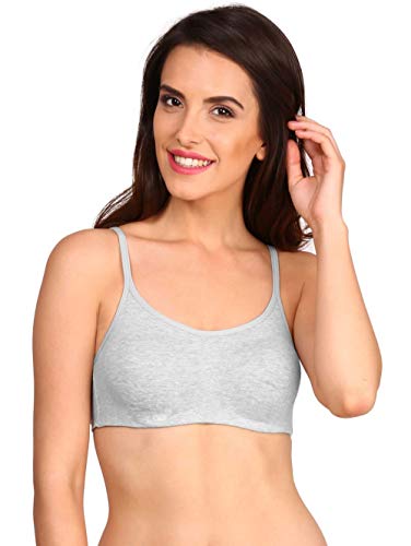 Image of Jockey SS12 Women's Wirefree Non Padded Super Combed Cotton Elastane Stretch Full Coverage Beginners Bra with Adjustable Straps (Pack of 2)
