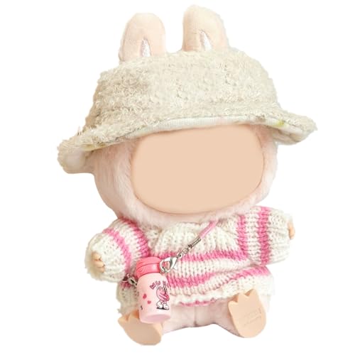 Ajuanbazha Ropa para Muñeco, Traje de Peluche de 17 Cm, Accesorios para Muñecas, Conjunto de Disfraces para Coleccionistas y Niños (B)