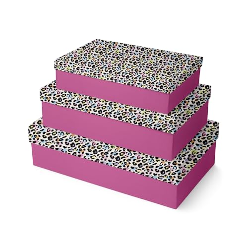 Boites d'emballage rectangles Eurowrap K-30741-BXC pour en finir avec le papier cadeau déchiré