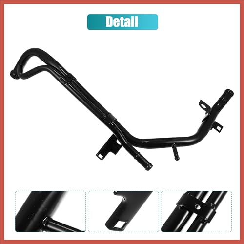 ACROPIX Metal Heater Pipe for Honda Accord 2011-2012, CR-V 2012-2014, Crosstour 2012-2015 - Black, 1x (1.45 pounds) by ACROPIX - Image 4