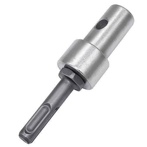 Garden Auger Power Drill Adapter Passend für Bohrhammer, SDS Plus bis 1/2-Zoll (M13 x 15 mm) Gewinde Keyless Drill Chuck Adapter Runder Schaft