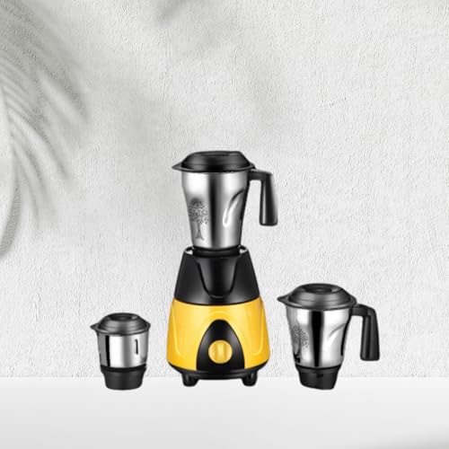 Image of Drumstone (𝟏𝟓 𝐘𝐞𝐚𝐫𝐬 𝐰𝐚𝐫𝐫𝐚𝐧𝐭𝐲) Mixer Grinder with Powerful 750W Motor | 3 Durable Stainless Steel Jars | Efficient Daily Grinding & Blending | Ideal Kitchen Companion