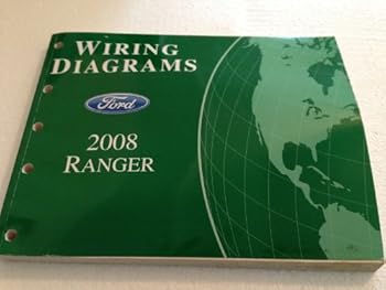 Paperback 2008 Ford Ranger Wiring Diagram Manual Original Book