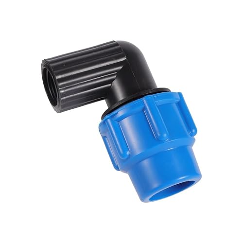 1pc Female Thread 1/2" 3/4" 20/25/32mm Male Thread 1" 25mm Elbow Reducing Connector Garden Agriculture Irrigation PE Pipe Fittings(3/4 to 25mm)