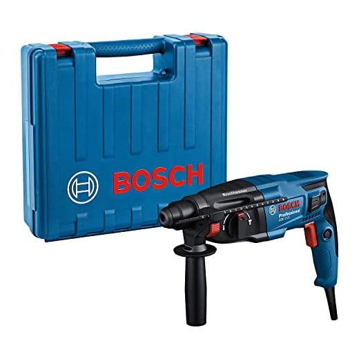 Bosch Professional Bohrhammer GBH 2-21 (mit SDS plus, inkl. Zusatzhandgriff, Maschinentuch, Tiefenanschlag, Handwerkoffer)