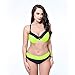 Maillot de Bain Deux pièces Maillot de Bain pour Dames rembourré 2PCS Bikinis Surf Set Maillot de Bain Plage Maillot de Bain Ensembles (Couleur : Vert, Size : 54)