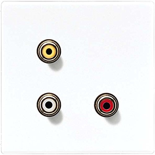 Jung MALS1031WW solution pour cacher les câbles derrière l'écran plat