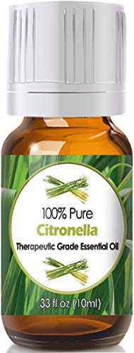 Diffuse Essential Oils 10ml - Citronella Essential Oil - 0.33 Fluid Ounces