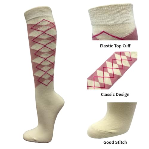 Image of SocksKnee Women Multi-Pack Colorful Variety Design Assorted Activewear Knee-High Stocking Socks, 9-11