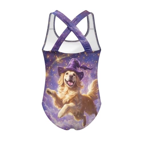 Image of One Piece Swimsuit Girls Cross-Back Bathing Suit 5-14Y Kids Swimwear Cute Swimsuits Sleeveless Bathing Suits