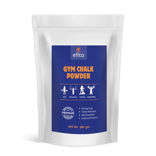 Image of Gym Chalk Powder, 200g Pure Magnesium Carbonate for Gym, Weightlifting, Bodybuilding, Rock Climbing, Gymnastics & Sports, Superior Grip, Sweat-Free Performance & Enhanced Control