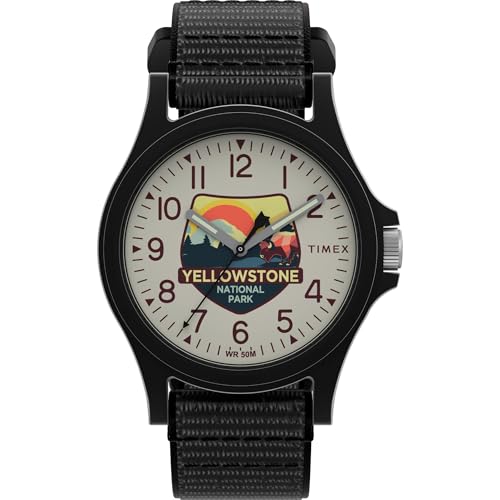 Montre Timex Mixte Quartz Japonais Finie la Transpiration avec le Bracelet Nylon Confort