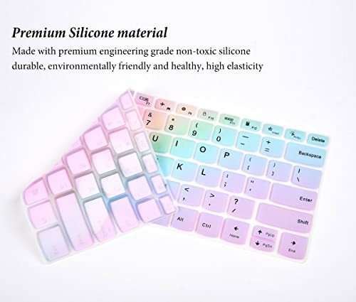 Image of Keyboard Cover for Lenovo Flex 5 /IdeaPad 5 14 inch,Lenovo IdeaPad Flex 5i 14 inch /Slim 7 9 /Yoga 5i 7i /Yoga 9 7 Pro /Slim 7 pro x Keyboard Skin, ThinkBook 14 14s /Yoga Pro 14s Protector