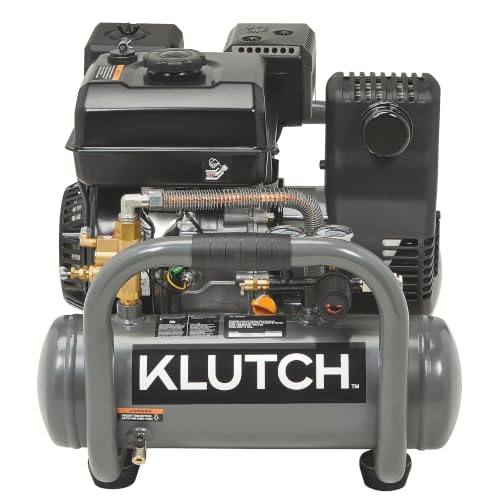Klutch 4-Gallon Gas Air Compressor