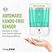 Alpine Industries Alpine Industries Automatic Transparent Gel Hand Sanitizer 700 Ml, Commercial Heavy Duty, White