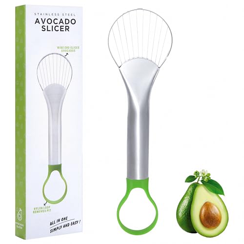 Avocadoschneider Edelstahl Avocadoschäler Avocado Entkerner Multifunktionales Avocado Tool für Fresh Avocado Saver in Haushalt Küche