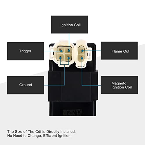 Goofit Ac 6-Pin Cdi Module For Gy6 50Cc 125Cc 150Cc Atv Go Kart Moped Scooter 4 Wheeler Quad Bikes #TOP3