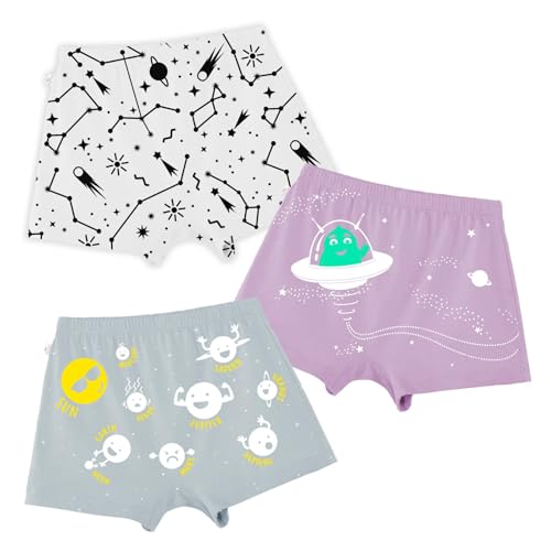 Image of YouGotPlanB Cotton Boxers for Girls | Ages 2-16 Years | Relaxed Fit | Gentle Elastic Waistbands | Breathable & Tagless