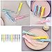 BESPORTBLE 10pcs Nose Tweezers Nose Picker for Infants Precision Plastic Clips Multi-color Pack Newborn Nasal Hygiene Kit