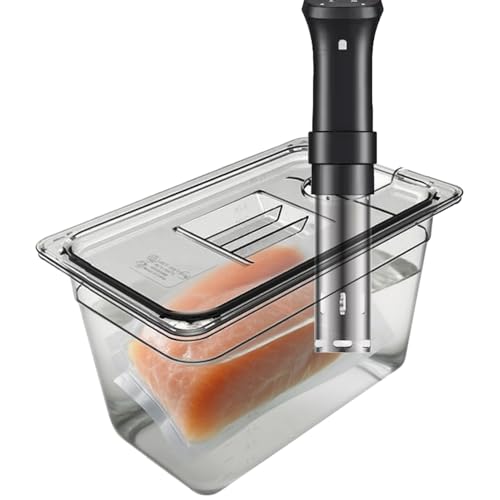 Contenitore Sous Vide Con Coperchio,Serbatoio D'Acqua Per Sous Vide Con Coperchio - Scatola Da Cucina Per Cottura Ad Immersione Di Carne Pollo Uova Marinatura Bistecca