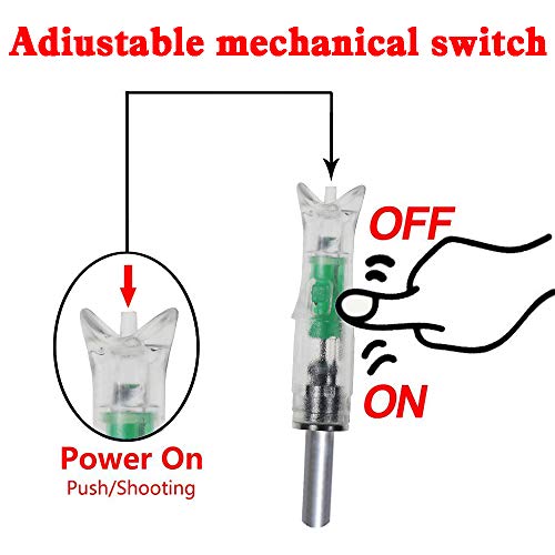 Jy Lighted Nocks Led Crossbow Nocks Automatic Led Lighted Nock For Hunting(.30") #TOP4