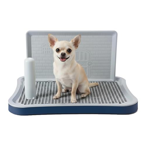 AORIO Pee Pad Holder, Indoor Dog Potty Tray with High Pee Wall, 20