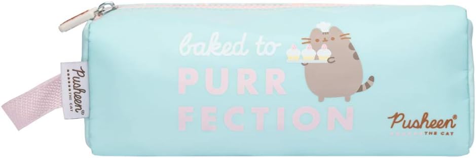 Official Pusheen Pencil Case, Storage Pouch, Stationery Bag, Kawaii Stationery, Pusheen Gift, Pen Holder, Pen Organizer Foodie Collection