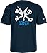 Powell Peralta Rat Bones T-Shirt, Navy, Extra Large